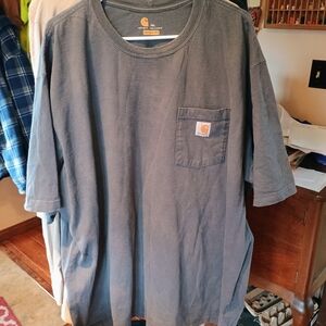 Carhartt Men's Gray Pocket T-Shirt